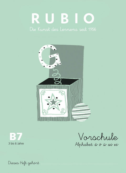 VORSCHULE B7 ZHALEN &BUCHSTABEN