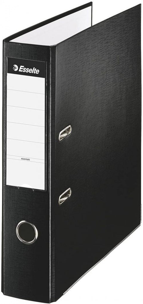 ARCHIVADOR Fº PALANCA 70MM CARTON FORRADO PLASTICO NEGRO