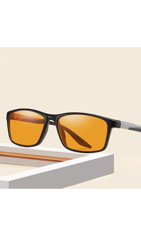 Anti Blue Light Mirror Retro Square Frame Myopia Glasses Can Match