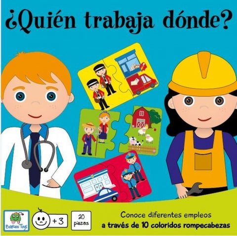  ¿QUIÉN TRABAJA DÓNDE? 