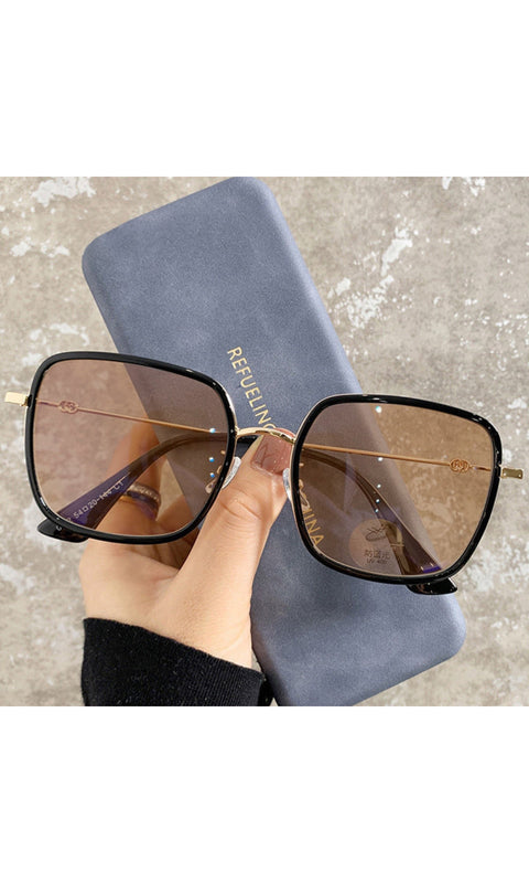 Photochromic Glasses Large Frame Myopia Glasses Glasses