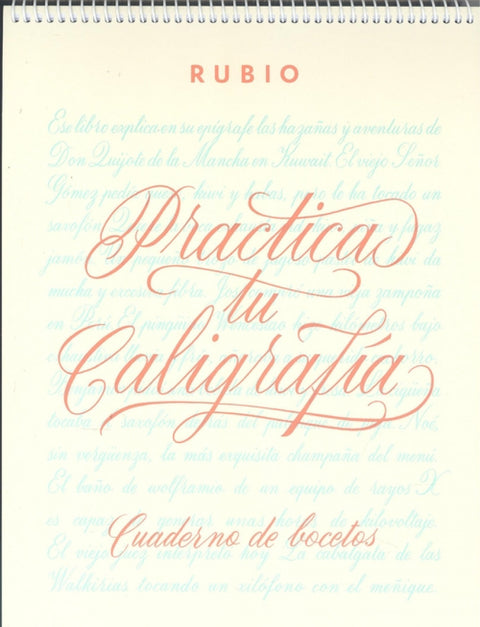  CUADERNO BOCETOS CALIGRAFÍA 