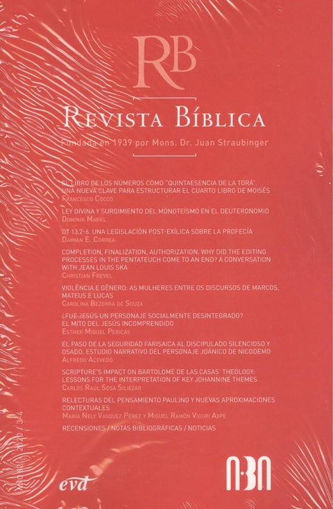  Revista biblica año 82/2020 