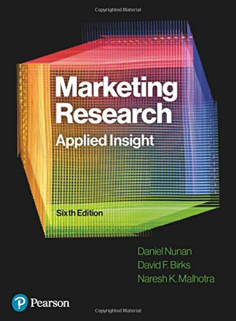  Marketing Research : Applied Insight 
