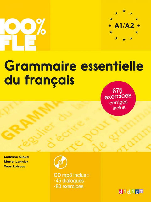  GRAMMAIRE ESSENTIELLE A1/A2 LIVRE+CD 