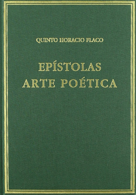  Epístolas: Arte poética 