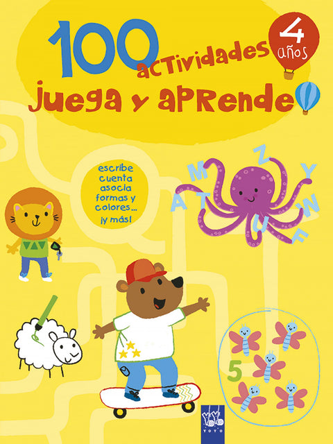  100 actividades juega y aprende 4 años 
