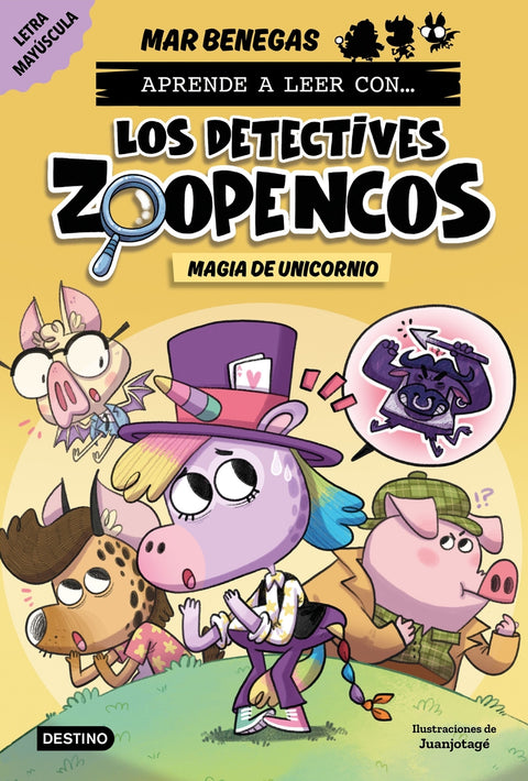  Aprende a leer con... Los Detectives Zoopencos 4. Magia de unicornio 