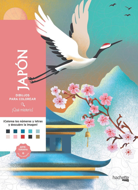  Dibujos para colorear, ¡qué misterio! Japón 