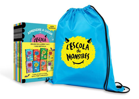  Aprendre a llegir a l'Escola de Monstres - Pack amb els llibres 1-8 (inclou un regal!) 