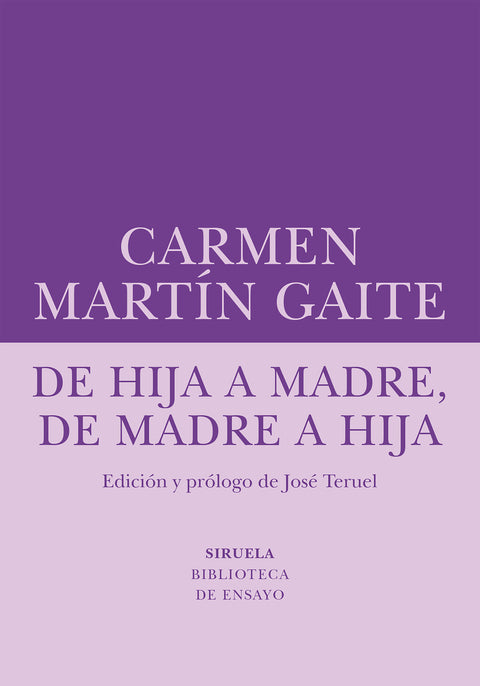  De hija a madre, de madre a hija 