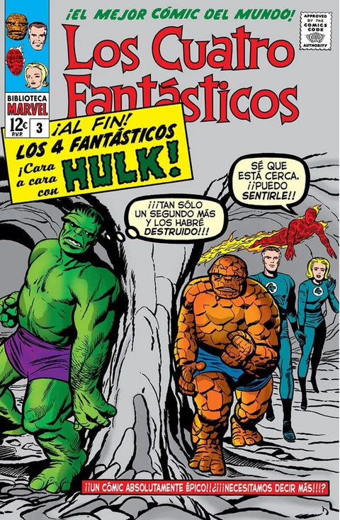  BIBLIOTECA MARVEL LOS 4 FANTASTICOS 3 1963 