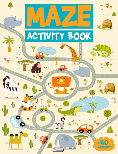  MAZE ACTIVITY BOOK Nº 1 