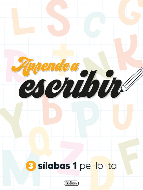  APRENDO A ESCRIBIR - SÍLABAS 1 