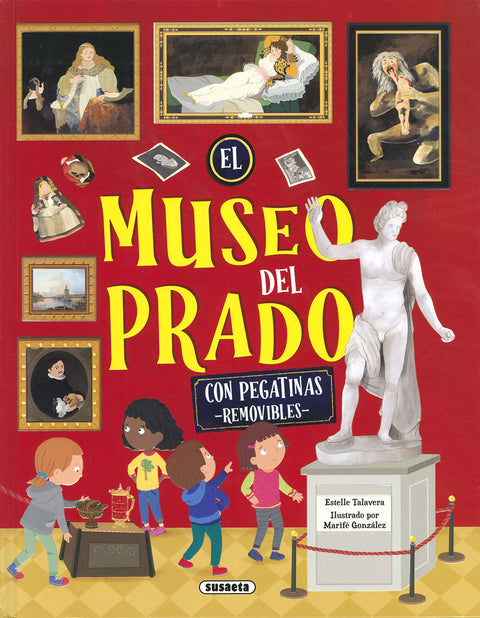  El Museo del Prado con pegatinas 