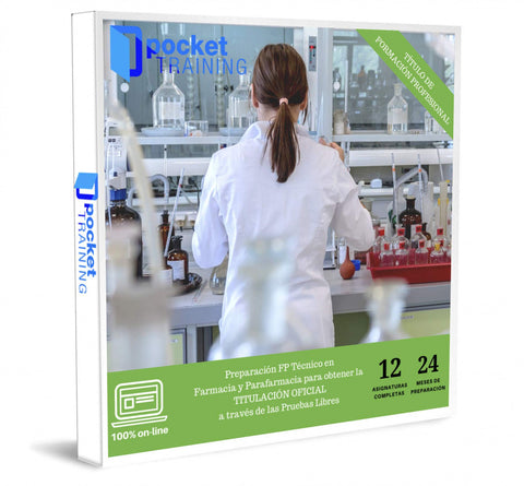  CURSO PREPARATORIO PARA LAS PRUEBAS LIBRES DE FP DE TÉCNICO EN FARMACIA Y PARAFA 
