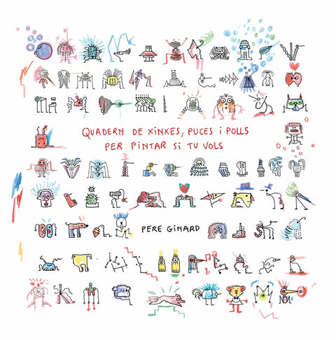 Quadern de xinxes, puces i polls per pintar si tu vols