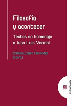  FILOSOFIA Y ACONTECER. 
