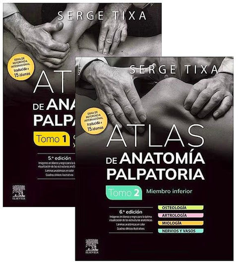  Tixa. Atlas de anatomía palpatoria (2 Vol) 