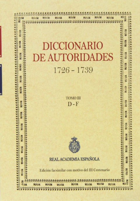  Diccionario de autoridades 