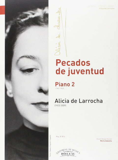  Pecados de juventud. Piano 2 