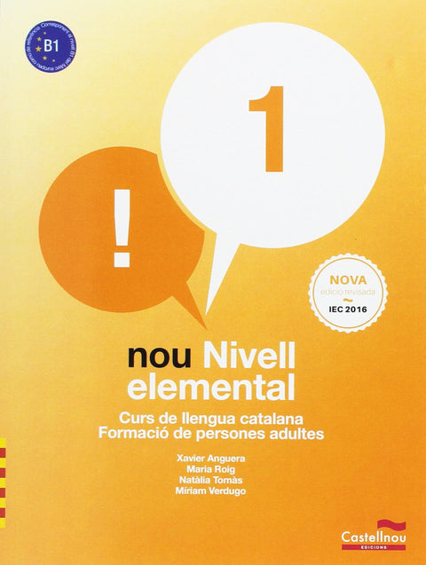  Nou nivell elemental 1. B1. Persones adultes 
