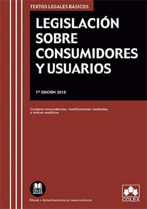  LEGISLACIÓN SOBRE CONSUMIDORES Y USUARIOS 