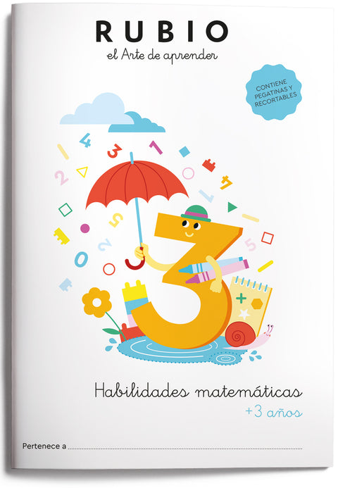  Habilidades matemáticas 3 años 