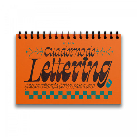  Cuaderno de lettering. Practica caligrafía Curioos paso a paso 