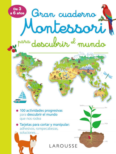  GRAN CUADERNO MONTESSORI PARA DESCUBRIR EL MUNDO 