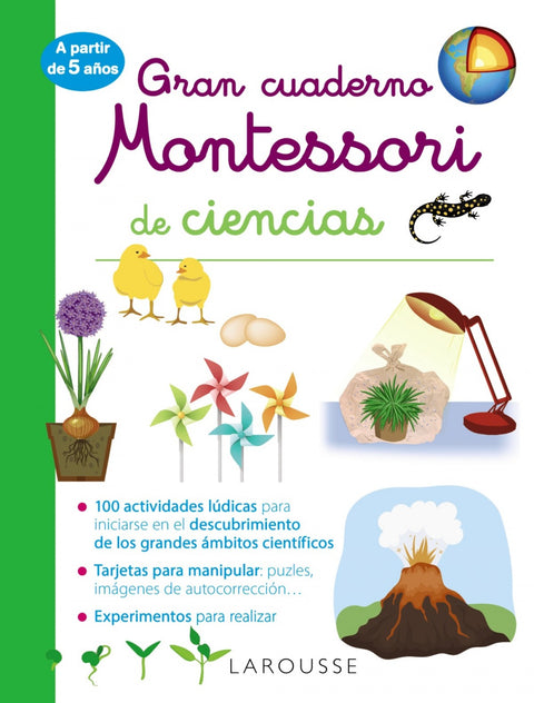  Gran cuaderno Montessori de ciencias 