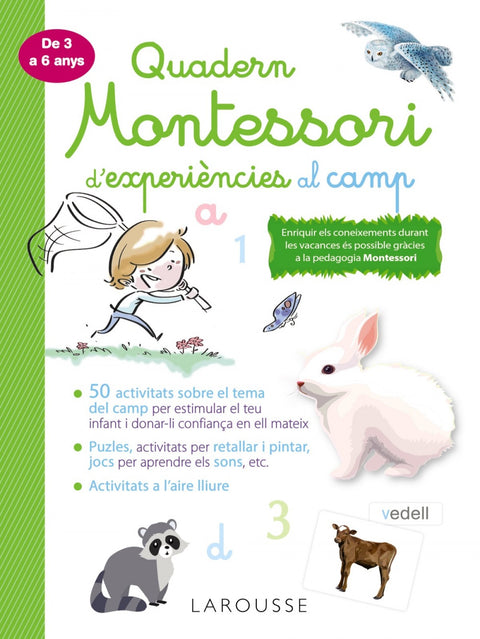  Quadern Montessori d'experiències al camp 