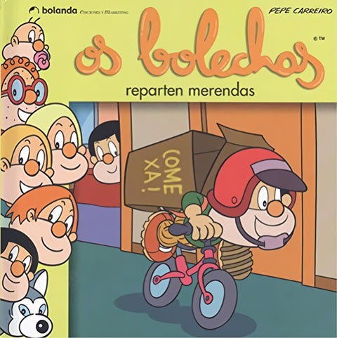  Os Bolechas. Reparten merendas 