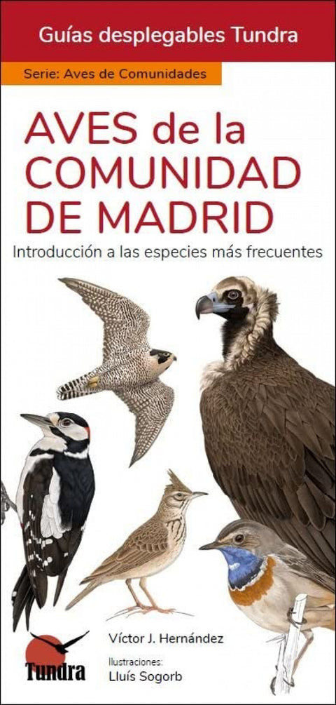  AVES DE LA COMUNIDAD DE MADRID- GUIAS DESPLEGABLES TUNDRA 