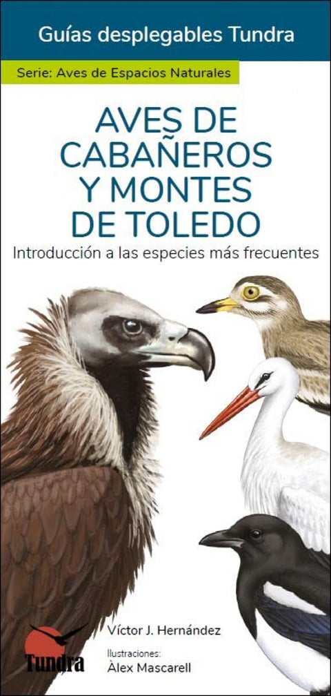  AVES DE CABAÑEROS Y MONTES DE TOLEDO - GUIAS DESPLEGABLES TUNDRA 