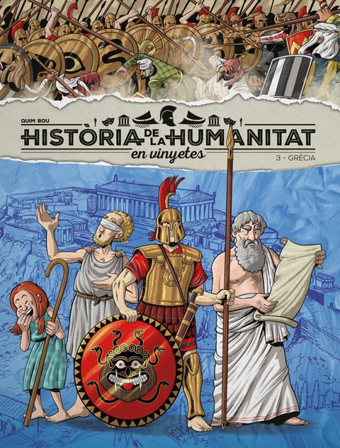  HISTÒRIA DE LA HUMANITAT EN VINYETES VOL. 3: GRÉCIA 