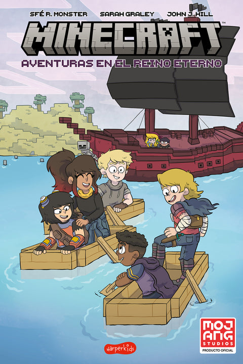  Minecraft oficial: Aventuras en el Reino Eterno (cómic) 