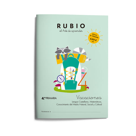 Vacaciones RUBIO (4.º de Primaria) 