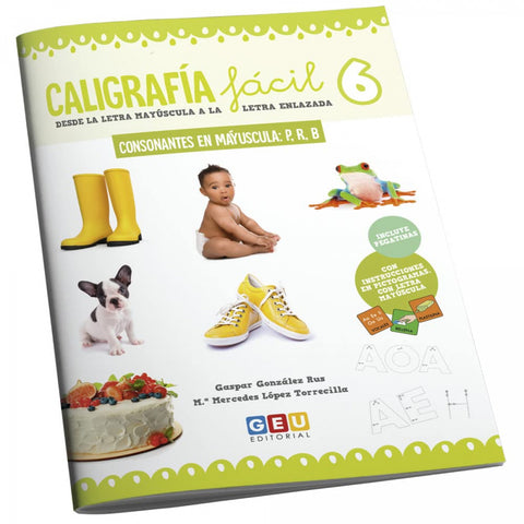  Caligrafia facil:consonantes en mayuscula p, r, b 