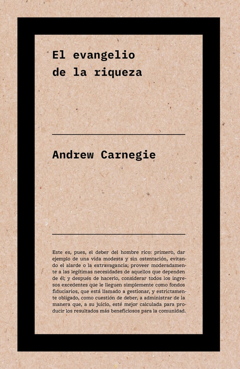  El evangelio de la riqueza 