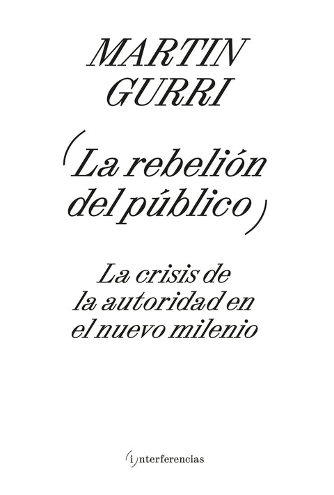  La rebelión del público 