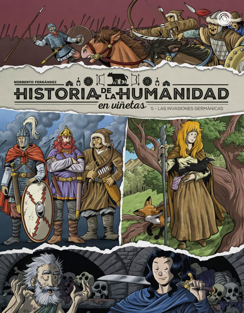  Historia de la humanidad en viñetas. Las invasiones germánicas vol. 5 