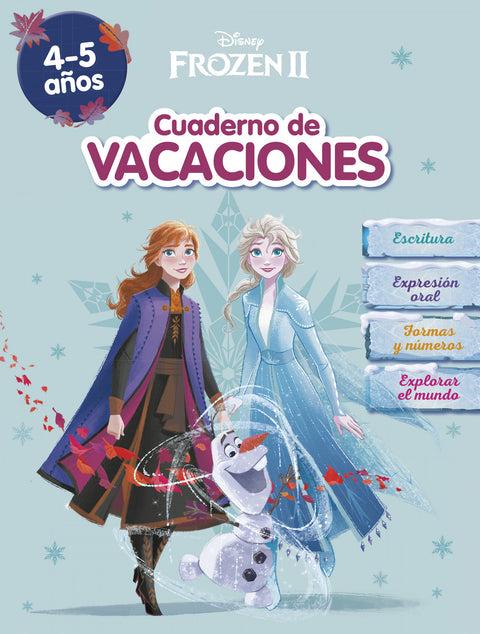  Frozen. Cuaderno de vacaciones (4-5 años) (Disney. Cuaderno de vacaciones) 