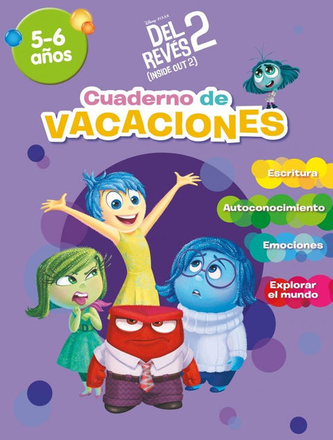  Inside Out 2. Cuaderno de vacaciones (5-6 años) (Disney. Cuaderno de vacaciones) 