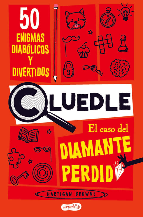  CLUEDLE: El caso del diamante perdido: 50 enigmas diabólicos y divertidos (Libro 1) 