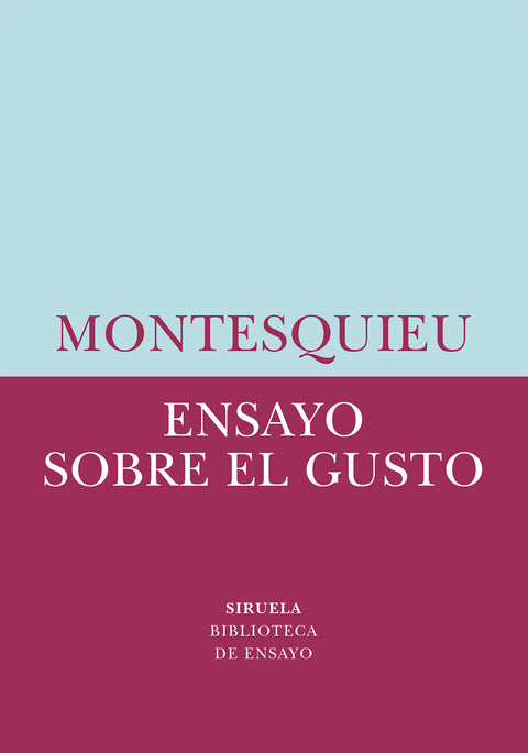  Ensayo sobre el gusto 