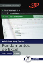 MANUAL FUNDAMENTOS EXCEL ADGG021PO ESPECIALIDADES FORMATIVA 