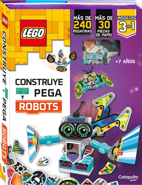  LEGO. Construye y pega robots 