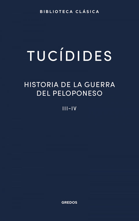  23. Historia de la guerra del Peloponeso III-IV 