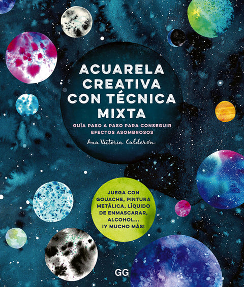  Acuarela creativa con técnica mixta 